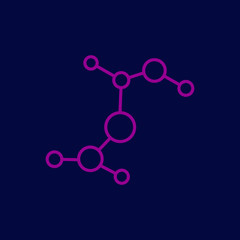 abstract DNA logo icon