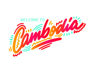 Cambodia Vector Image Illustration Eps
