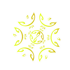 circle ornament logo icon