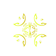 circle ornament logo icon