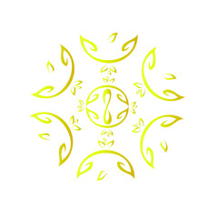 circle ornament logo icon