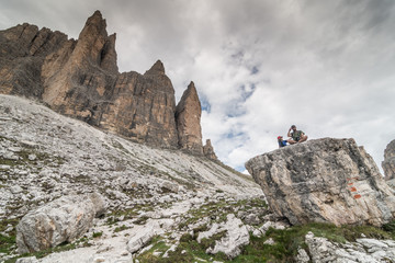 vista panoramica delle dolomiti 