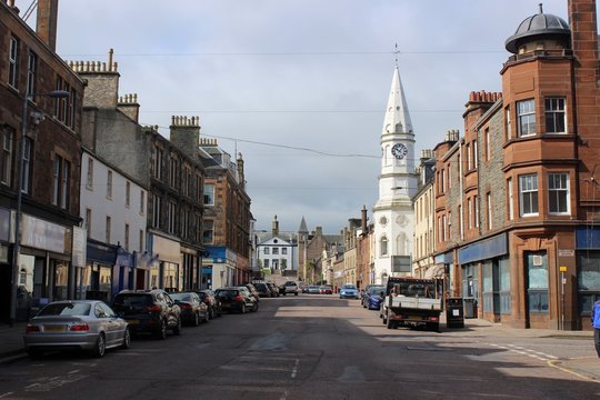 Main Street, Campbeltown, Argyll, looking west.