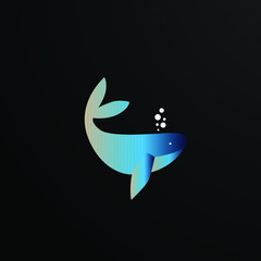 whale logo icon