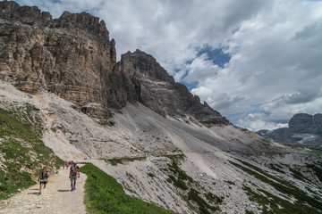 vista panoramica delle dolomiti 
