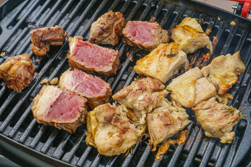 バーベキューの肉のイメージ