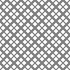 Vector texture of dots. Abstract geometric background. Seamless pattern. Diagonal black and white design.