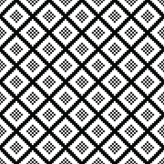 Abstract monochrome background. Black and white texture. Seamless geometric pattern. Diagonal design.