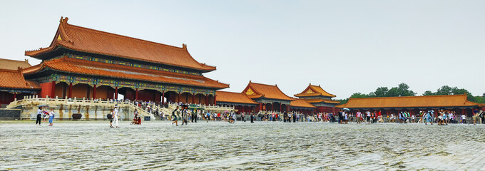 The Forbidden City, Beijing General view.