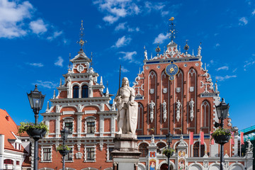 The House of the Blackheads in Riga; Latvia