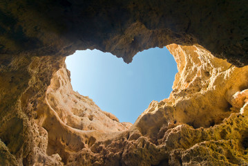 Heart shaped cave