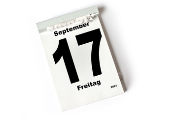 17. September 2021