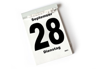 28. September 2021