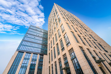 Obraz premium Commercial buildings and real estate in Chengdu, Sichuan Province, China