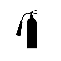 Fire extinguisher icon, logo isolated on white background