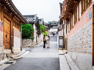 Obraz premium ソウル 北村韓屋村