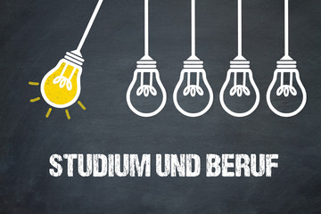 Fototapeta premium Studium und Beruf 