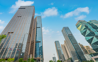 Commercial buildings and real estate in Chengdu, Sichuan Province, China