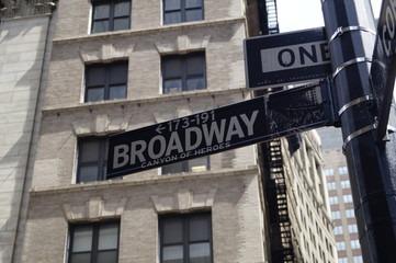 Broadway street New-York Manhatten