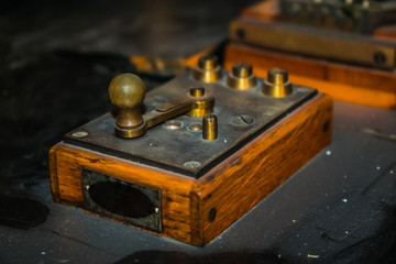 Old  russian second world war telegraph 