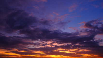 Beautiful sky with clouds background, Sky with clouds weather nature cloud blue, Blue sky with clouds and sun, Clouds At Sunrise.