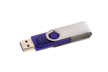 Portable usb memory or USB flash drive isolated