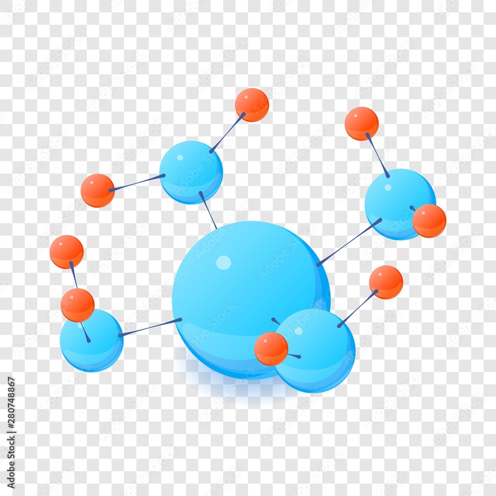Aufkleber complex molecule icon. isometric illustration of complex molecule vector icon for web