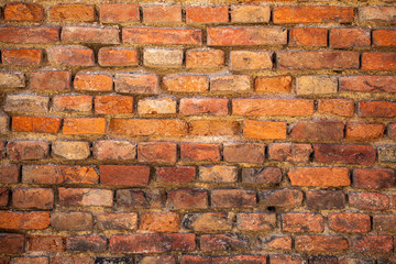 old retro brick wall