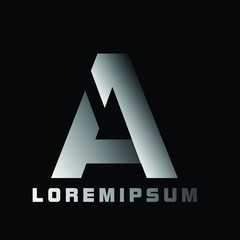 A initial letter logo icon