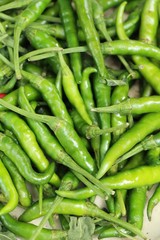 Fresh chilli for cooking at street food