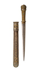 ornate Eastern golden dagger