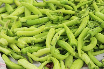 Fresh chilli for cooking at street food