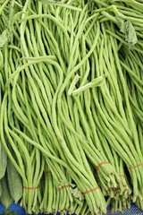 Long bean for cooking at street food
