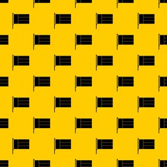 Flag pattern seamless vector repeat geometric yellow for any design