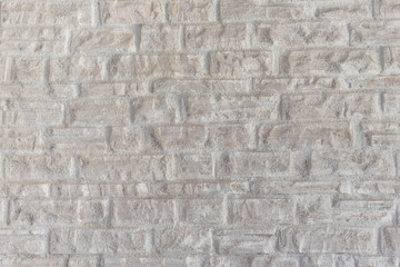 Brick wall, white texture background