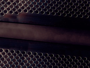 Fondo de rejilla metal de altavoz.