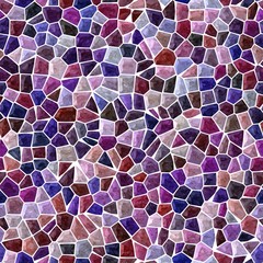 surface floor marble mosaic pattern seamless background with white grout - dark blue red burgundy brown black purple violet color
