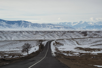 A road through the hills