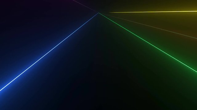 Laser Strobe Beams Seamless Loop