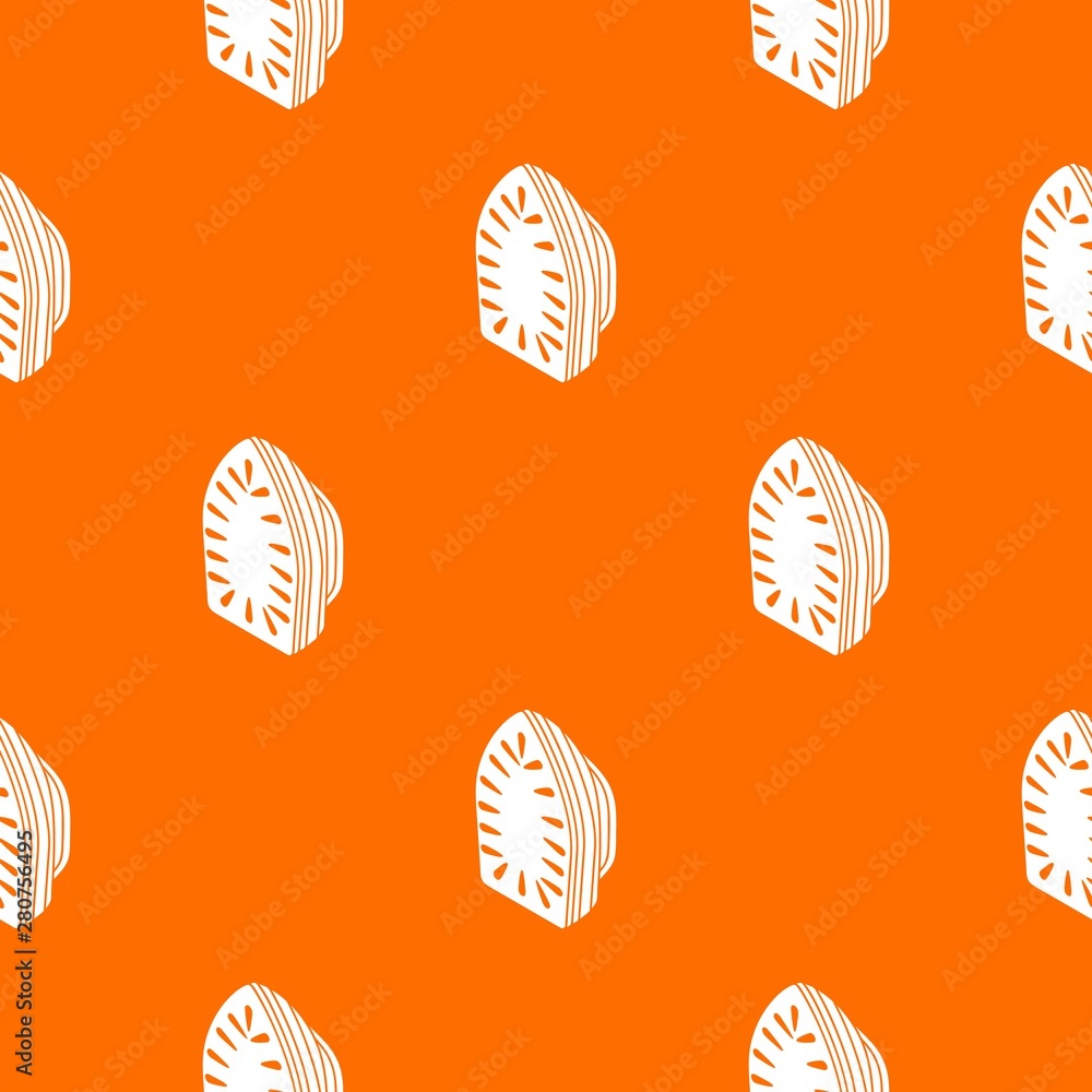 Poster iron pattern vector orange for any web design best