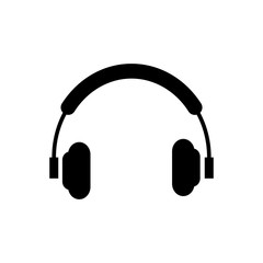 headphone icon vector logo template