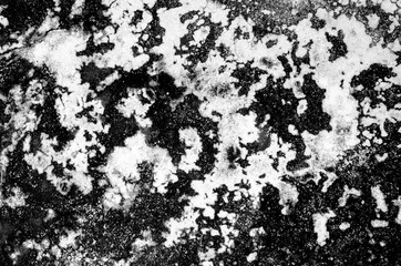 The cement floor was acidic until stained.