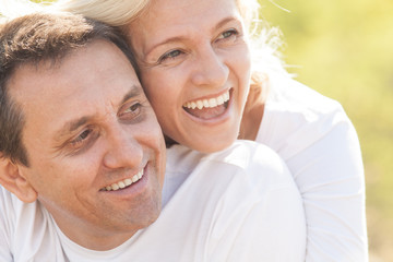 Obraz premium mature couple happiness together