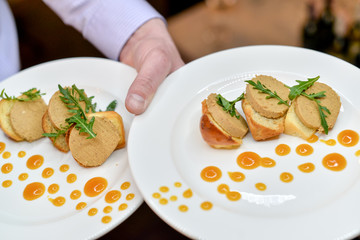 pate in the author's restaurant serve