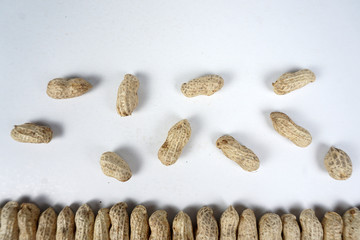 peanuts on a plate