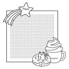 Isolated kawaii cartoon design vector illustration