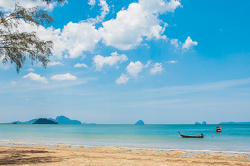 Pakmeng beach in the southern of Thailand.