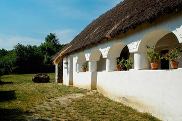 Fototapeta na wymiar Traditional village farm house