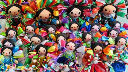 Fototapeta premium Traditional Mexican Dolls