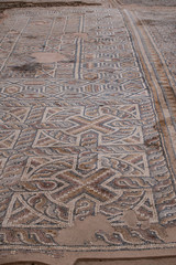 Turkey: the mosaics on the floor of the south nave of the Church of Laodicea, ancient city on the river Lycus, one of the Seven churches of Asia addressed by name in the Book of Revelation